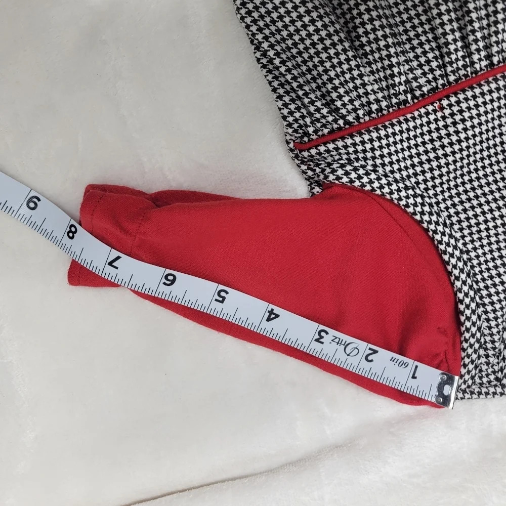 HealthtexVintage knit romper Size 0-5 months Red herringbone - Picture 11 of 13